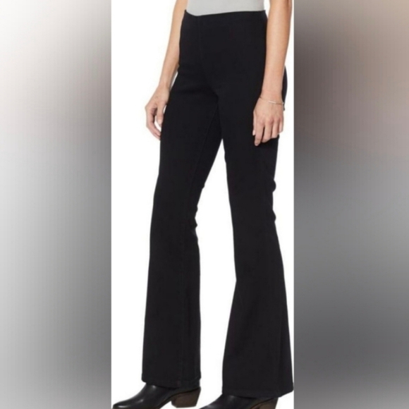 Skinnygirl Denim - SkinnyGirl High Rise Beverly Hills pull on Flare pants black